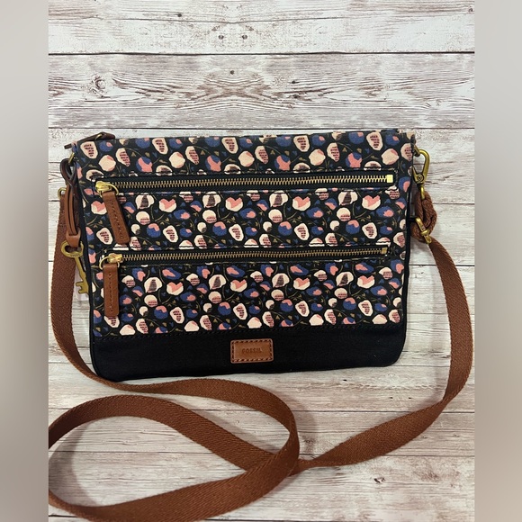 Fossil Handbags - Fossil Crossbody Bag key multicolor zipper